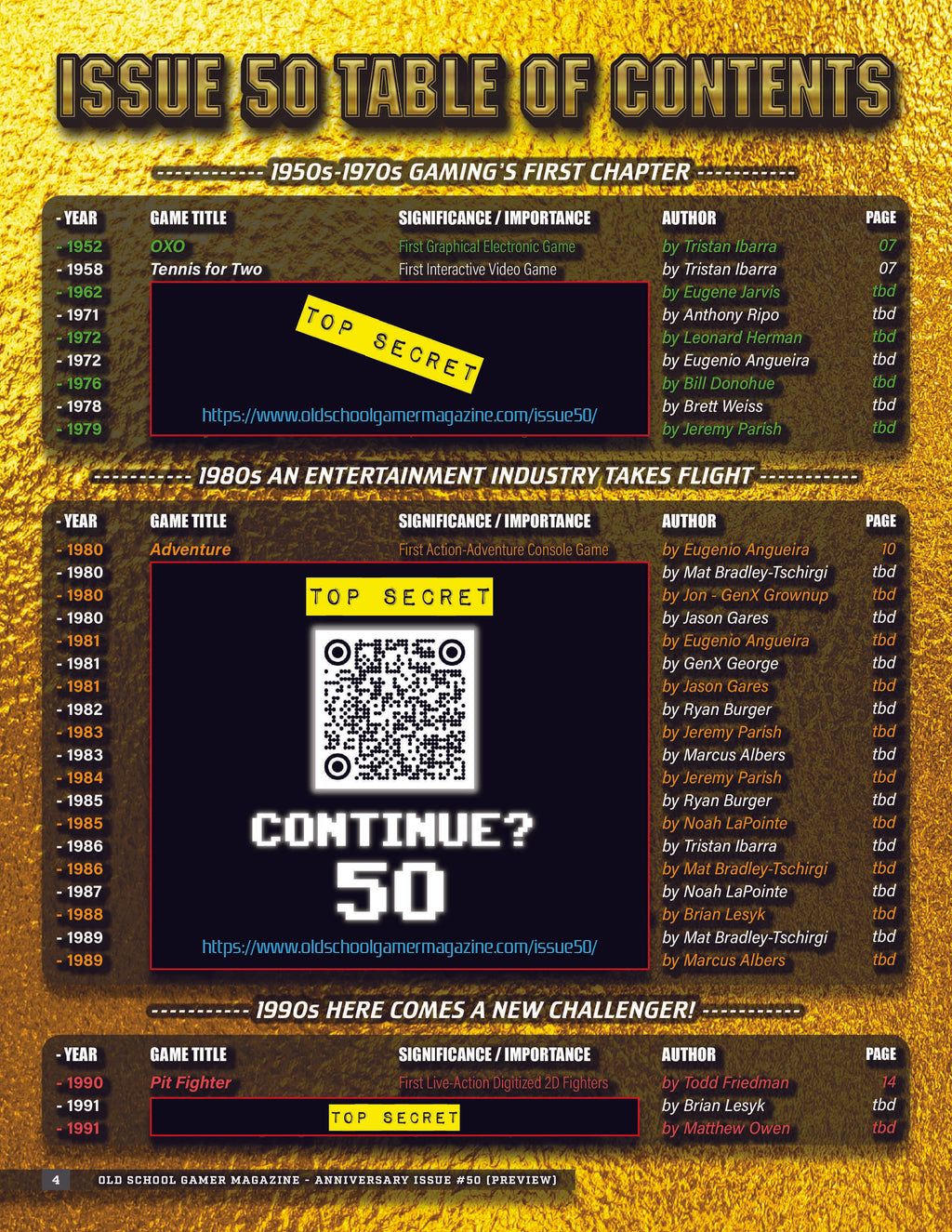 Commemorative Issue #50 - $15 FREE US SHIPPING, $5 CANADIAN