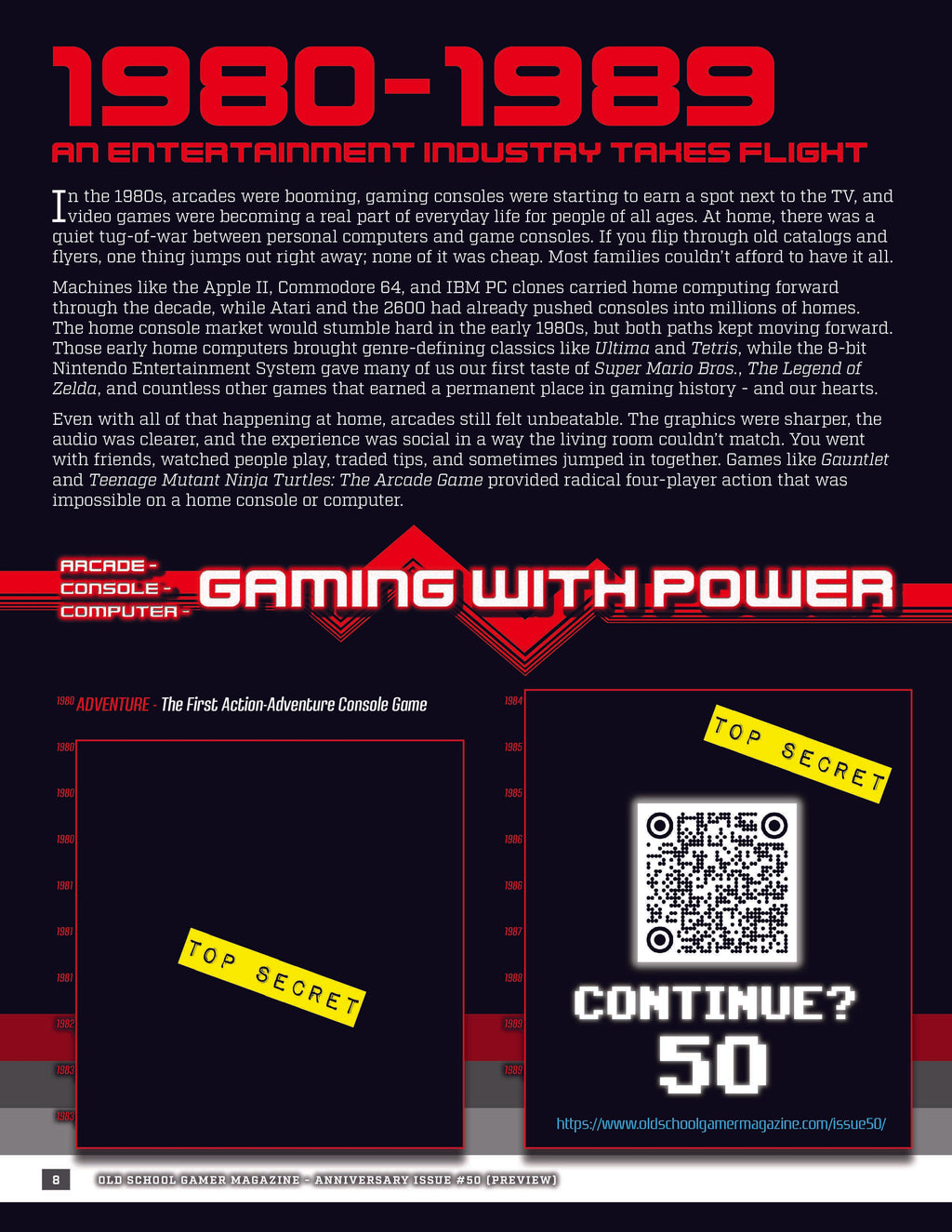 Commemorative Issue #50 - $15 FREE US SHIPPING, $5 CANADIAN