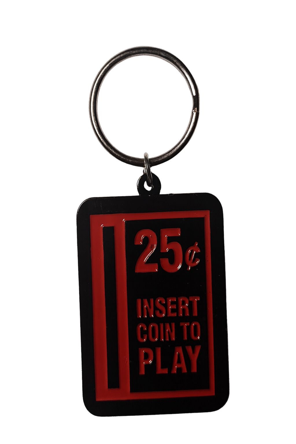 Old School Gamer 25Cent Coin Slot Keychain