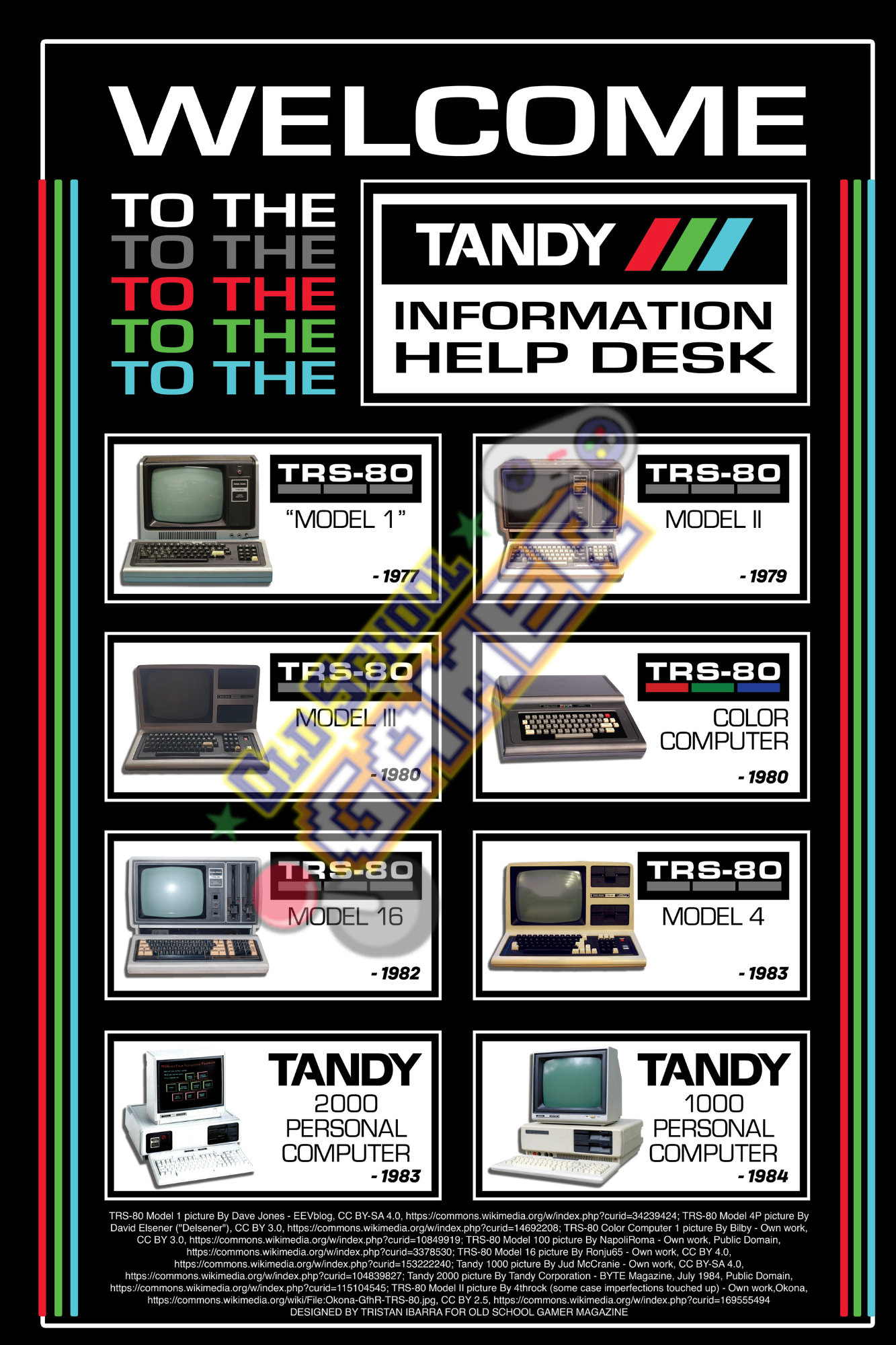 Tandy Information Help Desk Sign