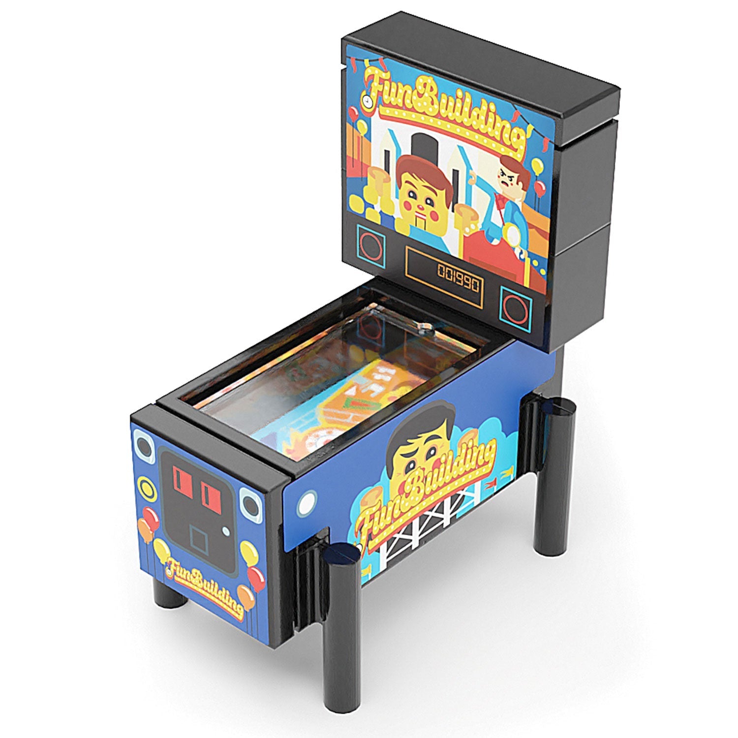 Fun Building Pinball Arcade made using LEGO parts